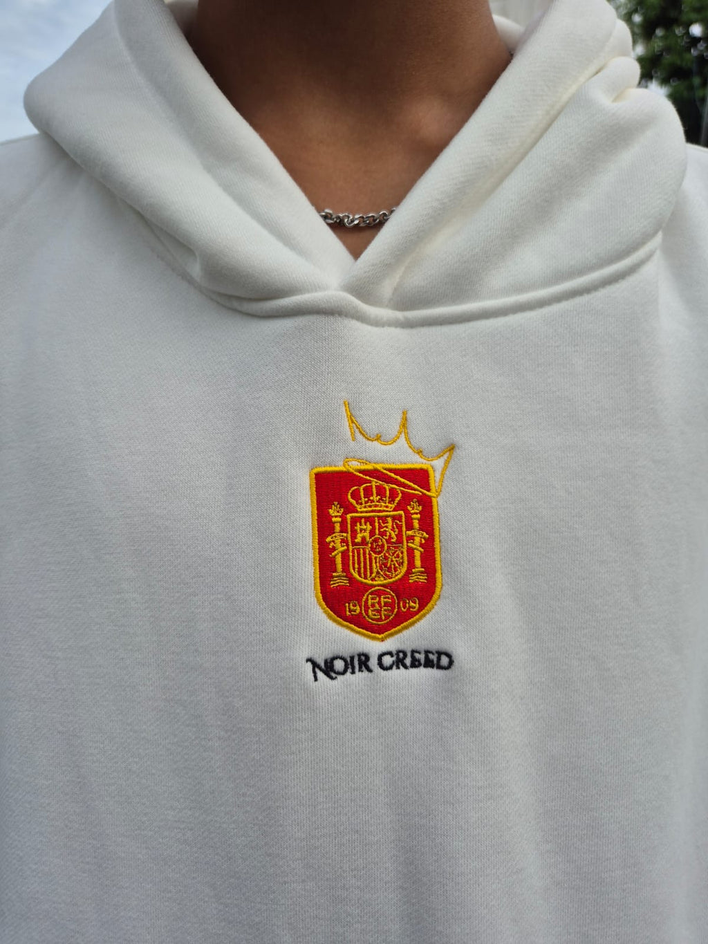 Hoodie Crema Blanca